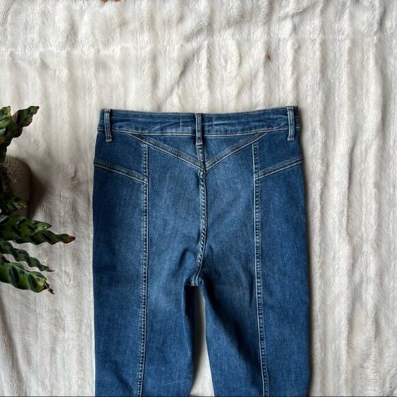 Free People We The Free Riley Seamed Skinny Jeans - Picture 8 of 9